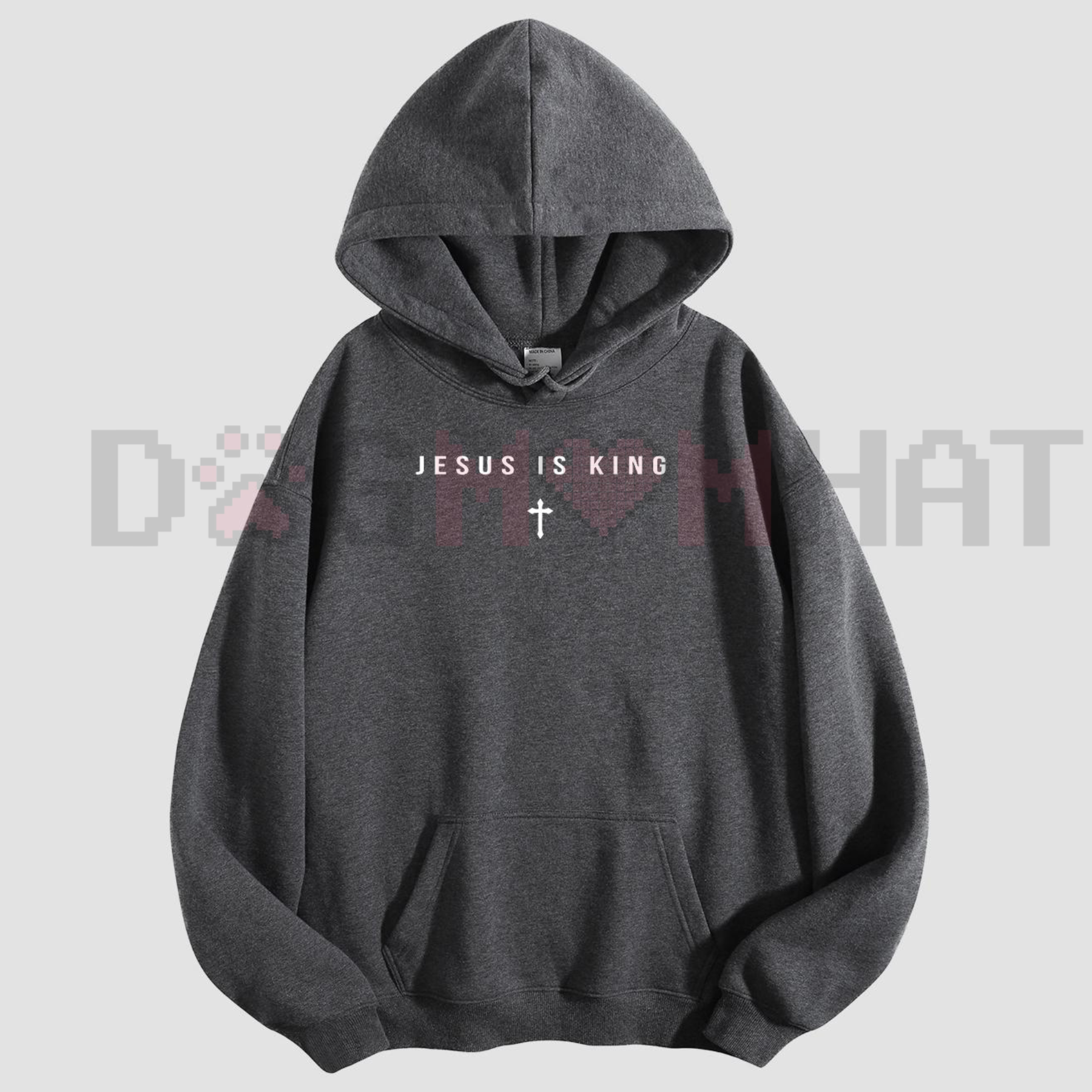 Jesus Is King Cross Graphic Hoodie